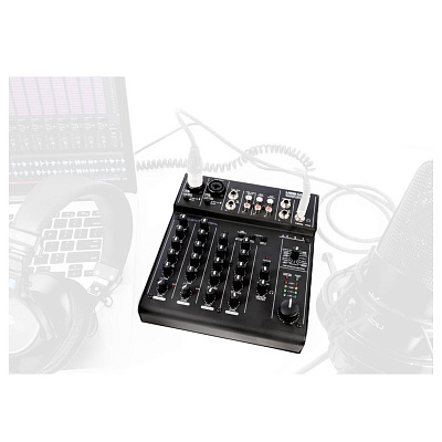 Компактный 6-канальный микшер ART USBMIX6